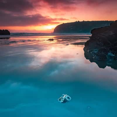 Sumner near Christchurch Sunrise South Island, New Zealand