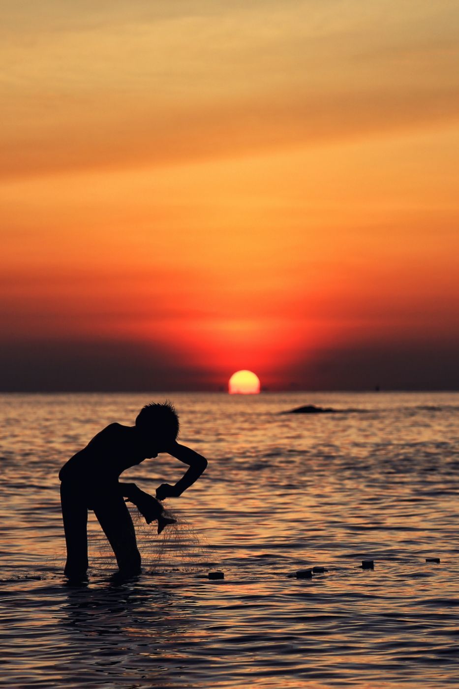 Sunrise In Ponjok Batu, Buleleng Bali, Indonesia