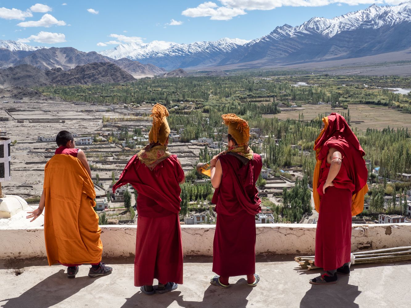 Thikse monastery, India