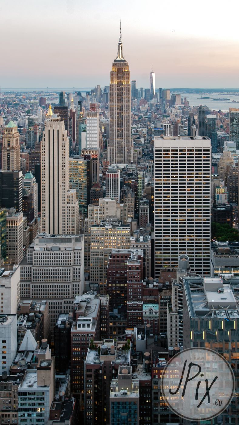 View from “Top of the Rock“, New York City, USA