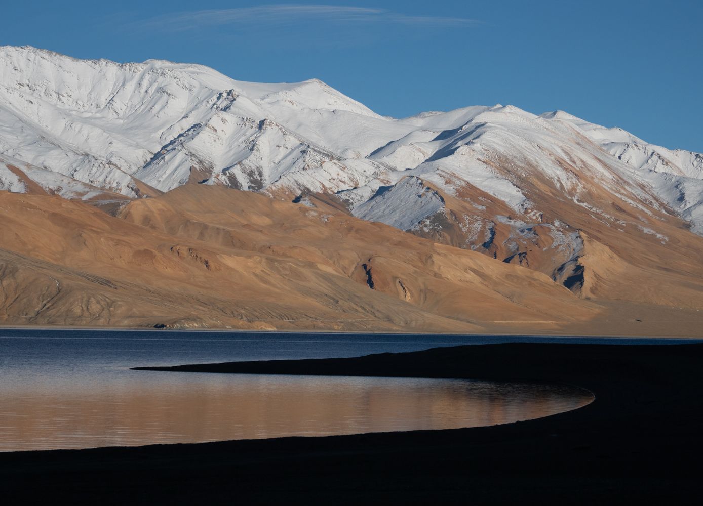 Tso Moriri lake, Ladakh, India, USA