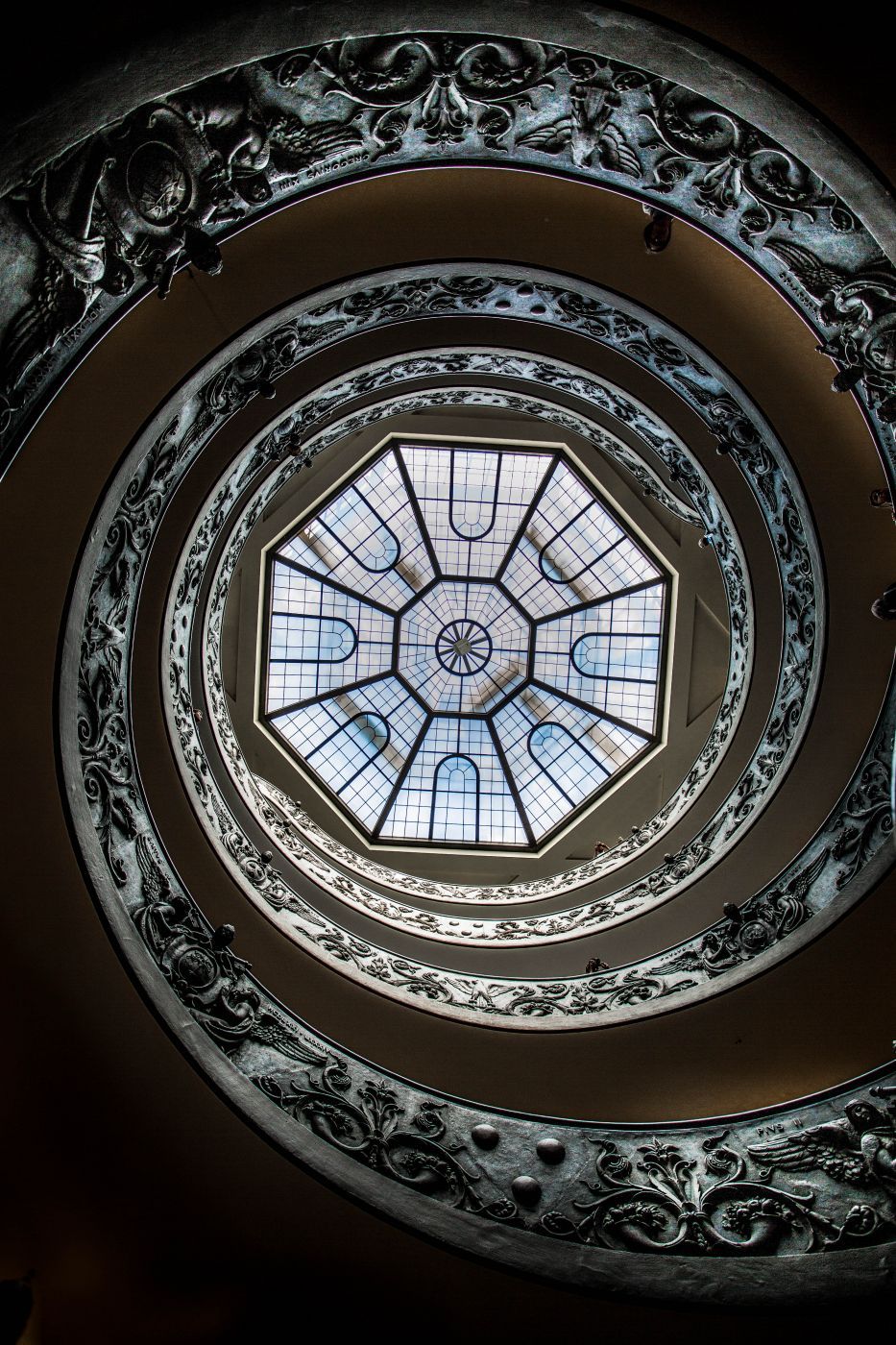 Spiral Staircase at Vatican Museum, Rome, Italy