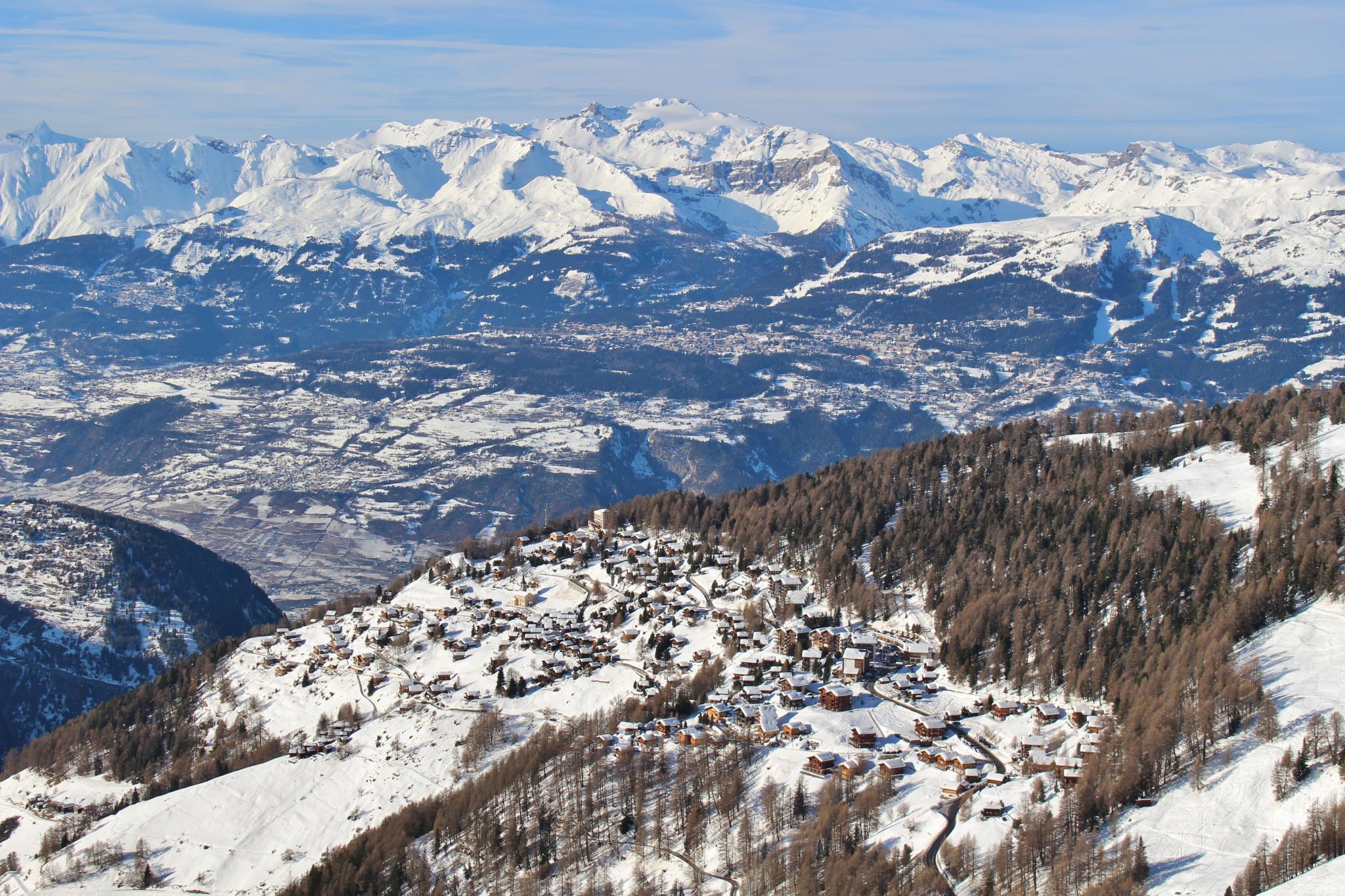 View of Chandolin, Switzerland