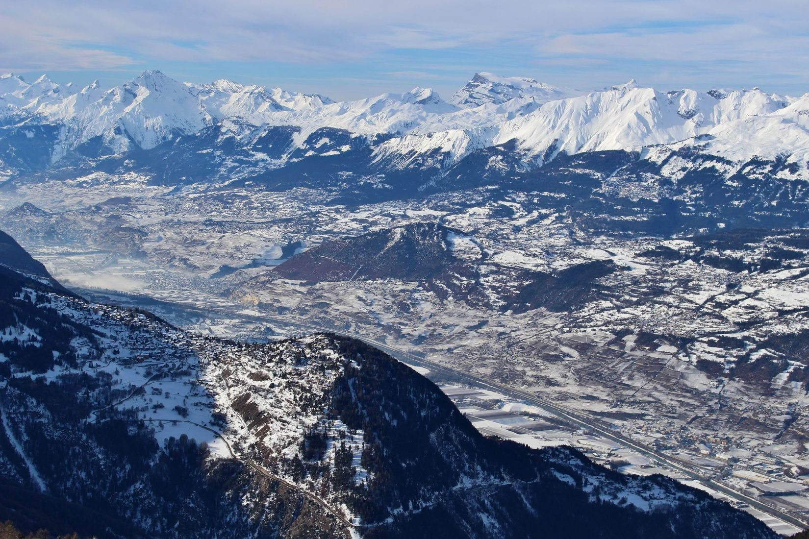 View of Chandolin, Switzerland