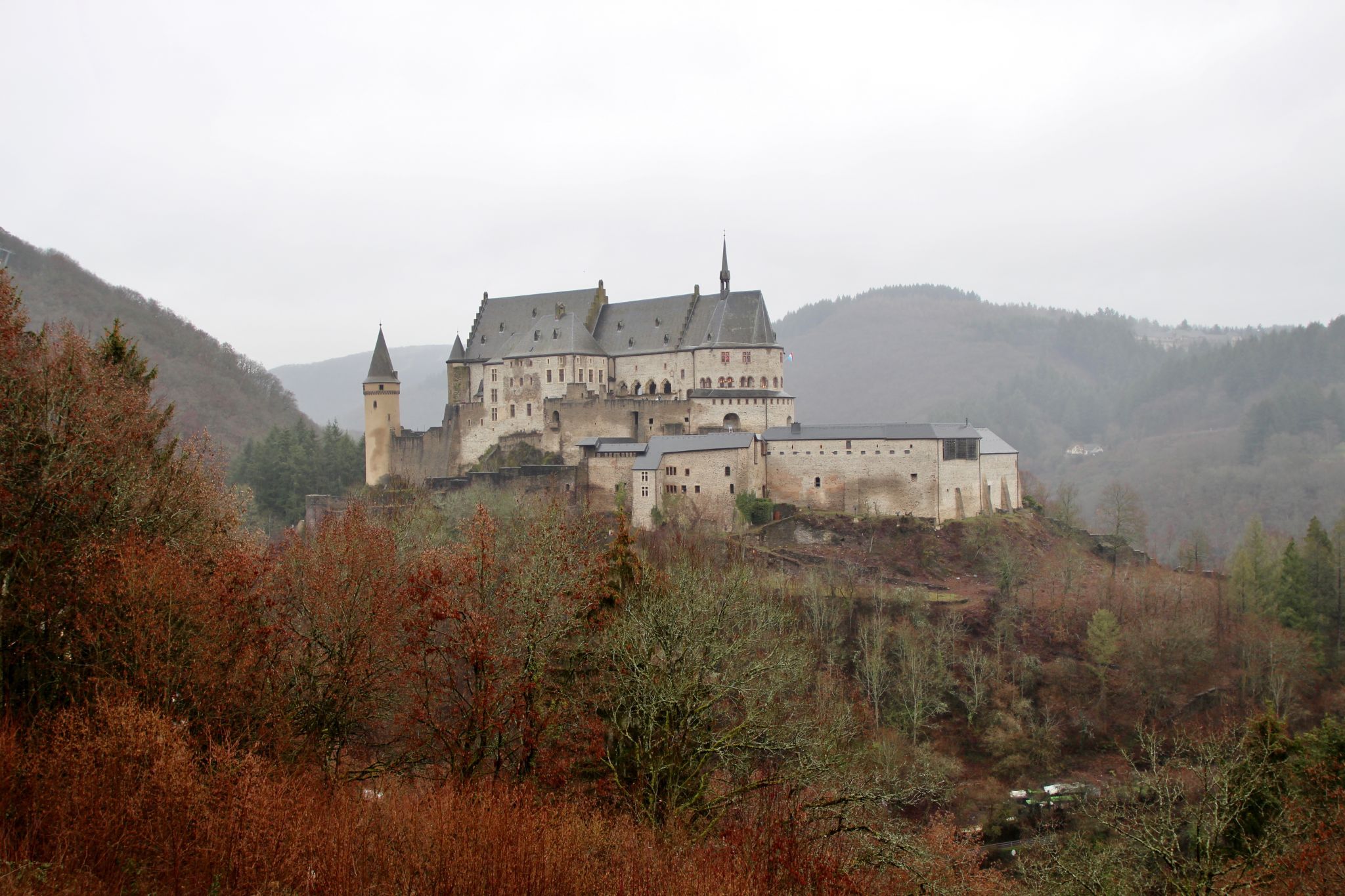 View point Castle Vianden, Luxembourg