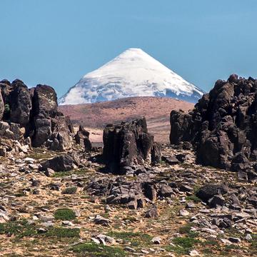 Volcán Lanin from cerro colorado, Argentina