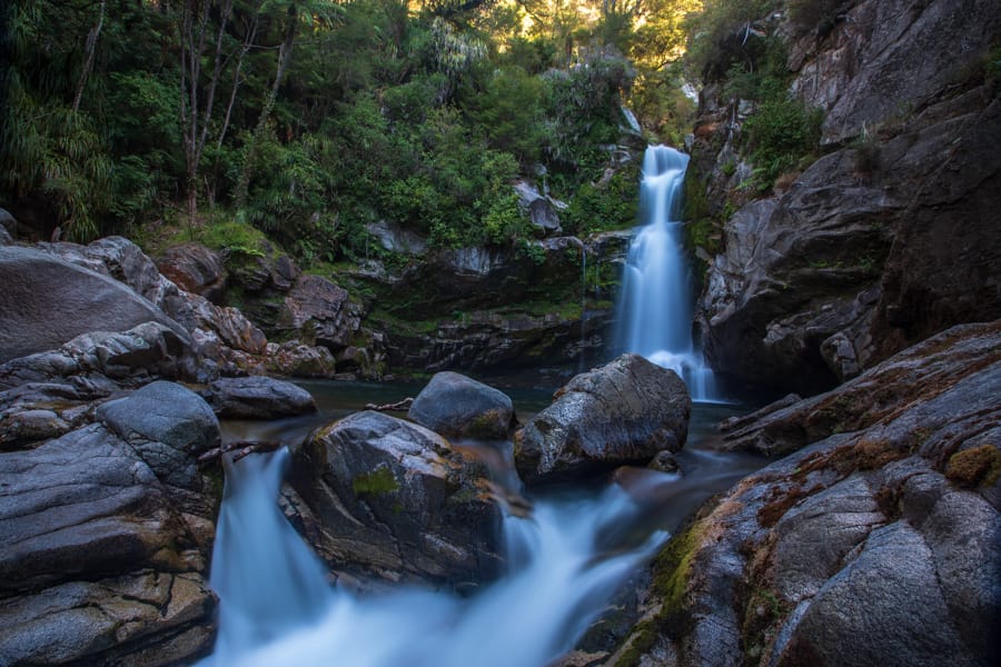 Waterfall Wainui Falls Golden Bay South Island, New Zealand