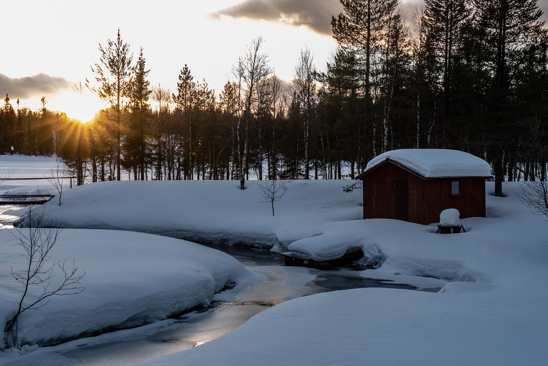 Winterlandscape, Sweden