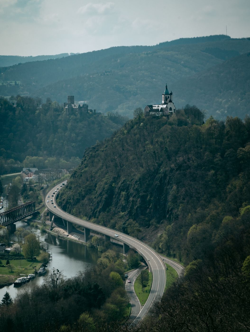 'Allerheiligenbergkapelle' and 'Castle Lahneck', Germany