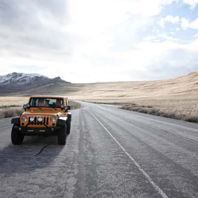 Antelope Island Road, USA