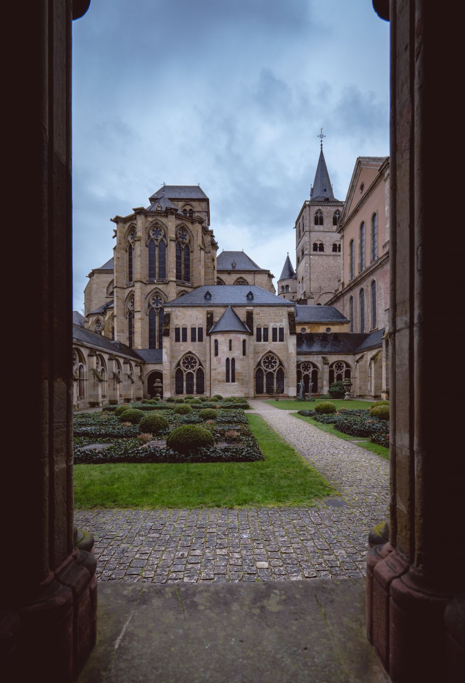 Backyard of the Cathedral in Trier, Germany