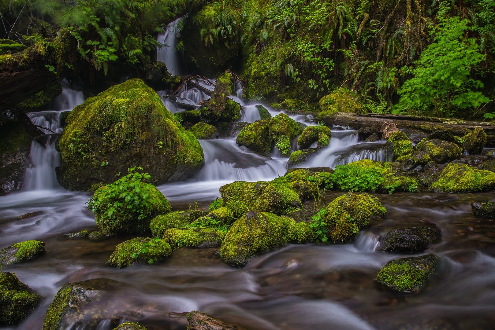 Base of the Merriman Falls, USA