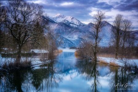 Blue hour at Kochelsee