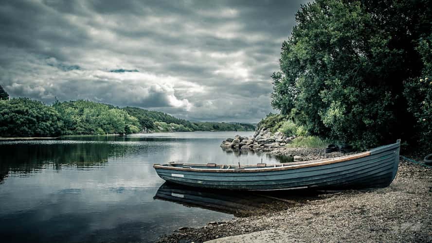 Boat at the river side