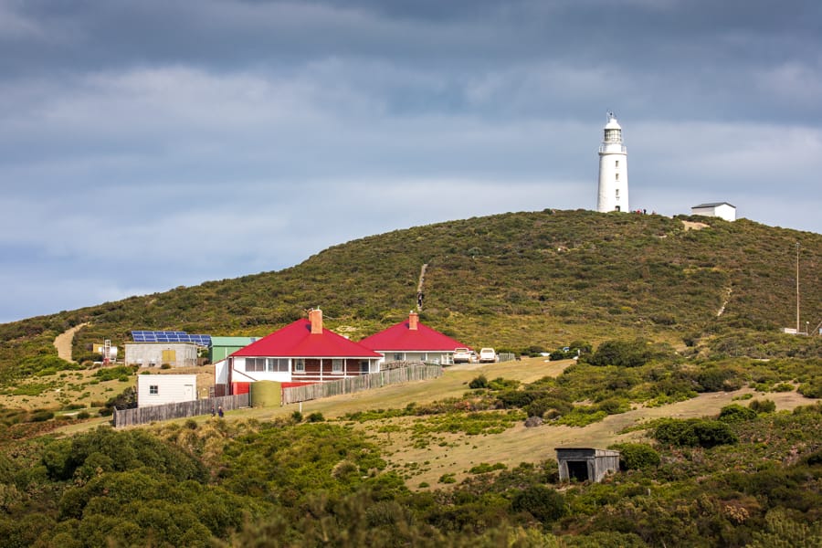 Bruny Island Lighthouse and out buildings Tasmania, Australia