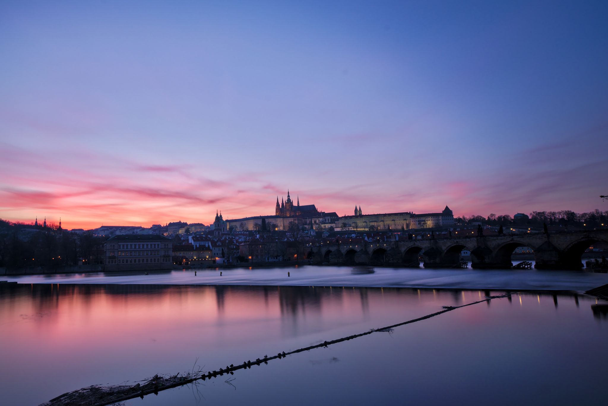 Charles Bridge and Prague Castle, Prague, Czech Republic