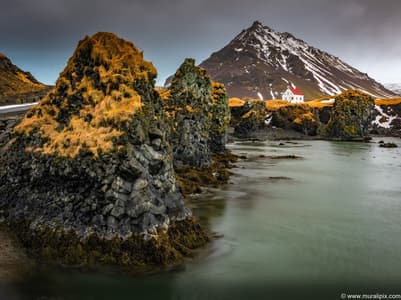 Lonely House in Arnarstapi