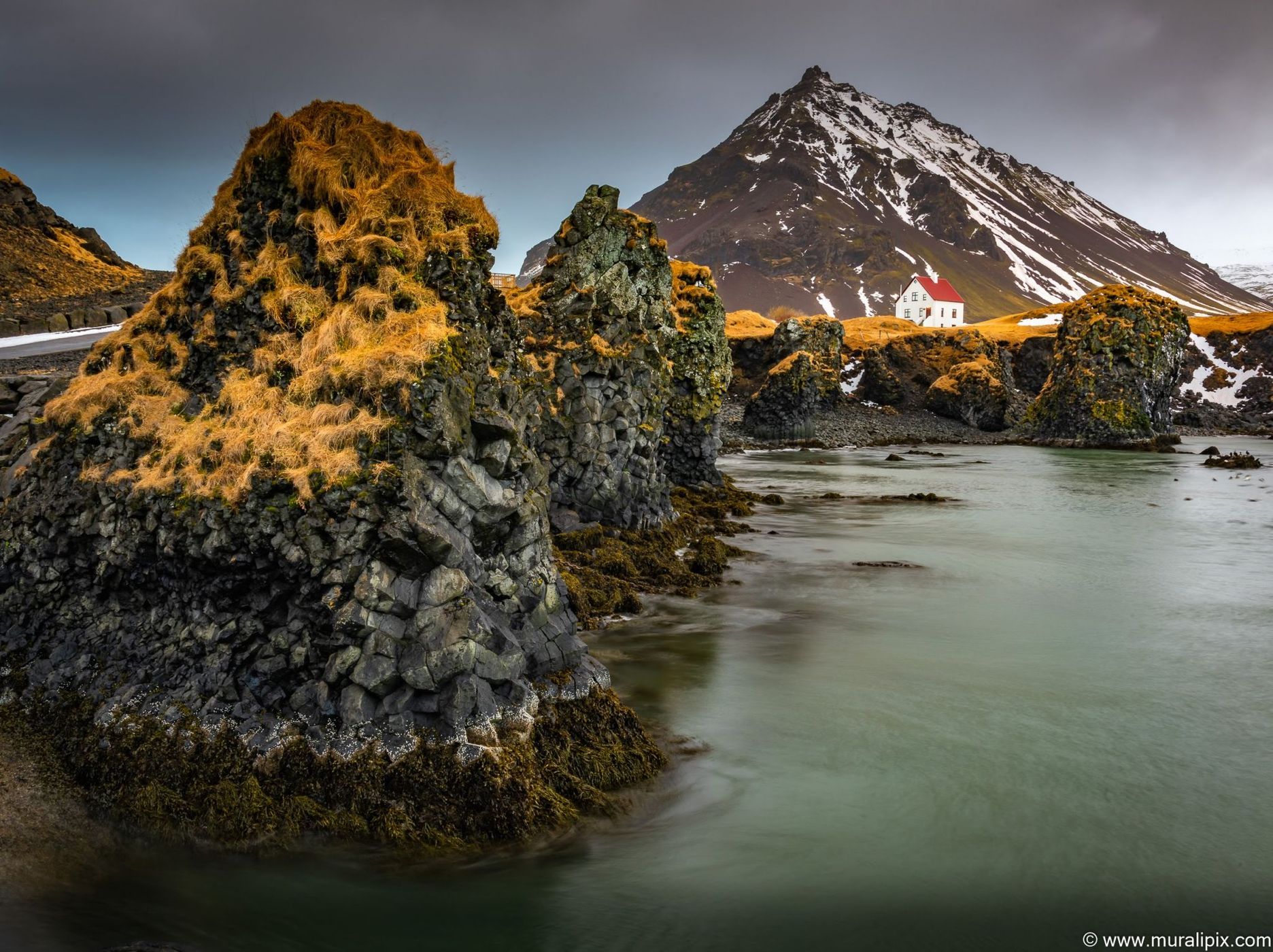 Lonely House in Arnarstapi, Iceland