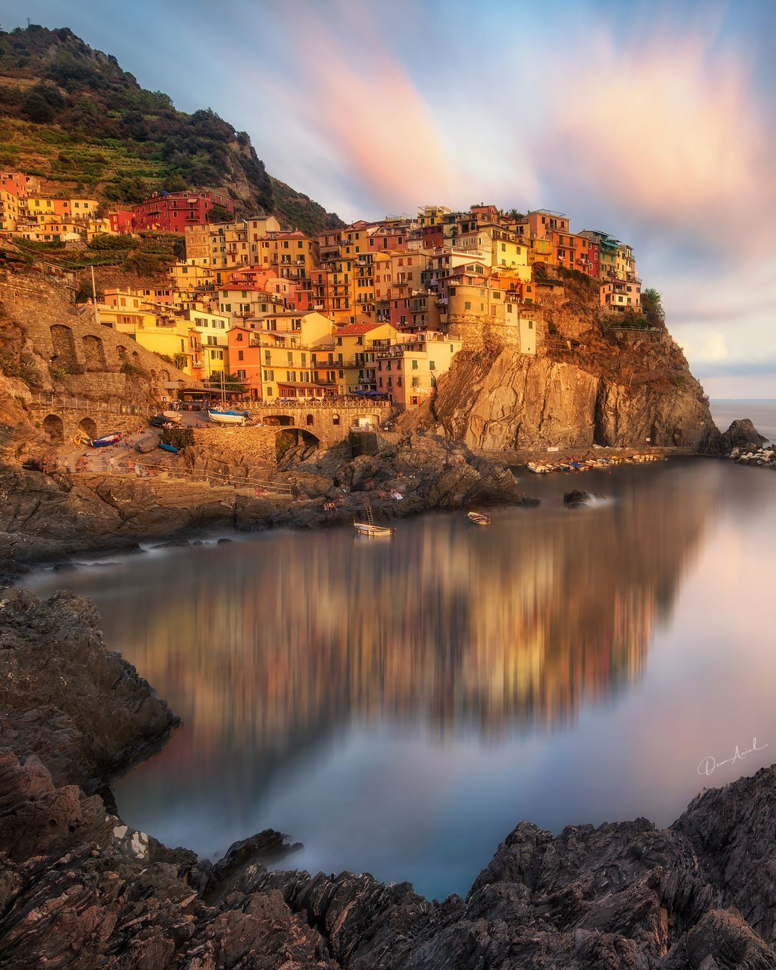 Cliffs of Manarola, Italy