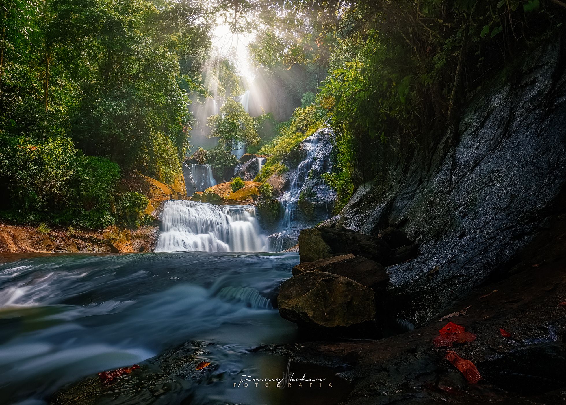 Curug Luhur Cianjur, Indonesia