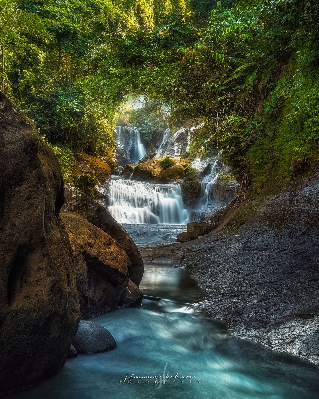 Curug Luhur Cianjur, Indonesia