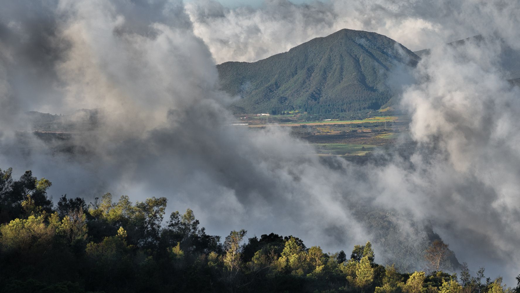 From the hut, la plaine des Cafres, Reunion