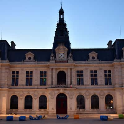 Hotel de ville Poitier, Town Hall of Poitier, France