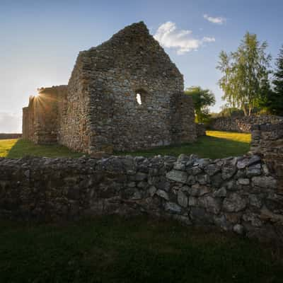 Hussite church ruins, Lucka, Slovakia (Slovak Republic)