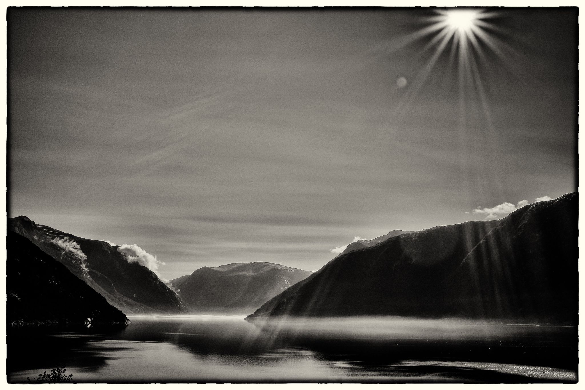 just before Ulvik, Norway