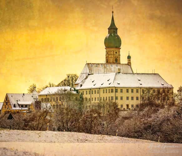 Monestery Andechs in Winter