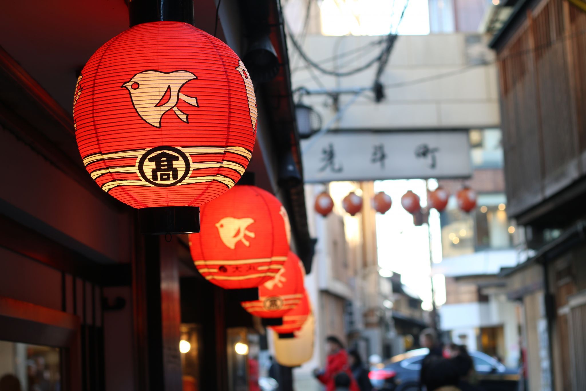 Kyoto Ponto-cho Lantern, Japan