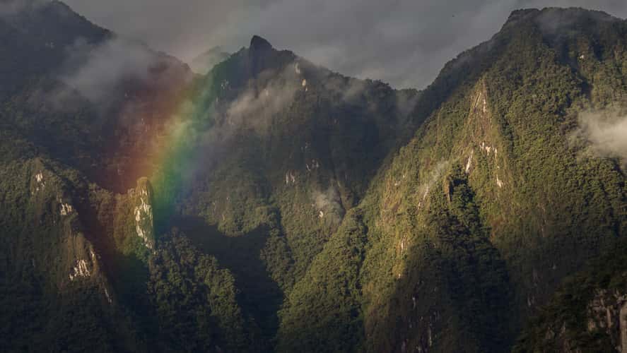 Machu Picchu Rainbow