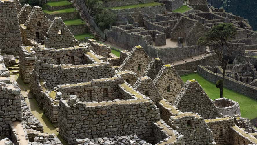 Machu Picchu,near central square