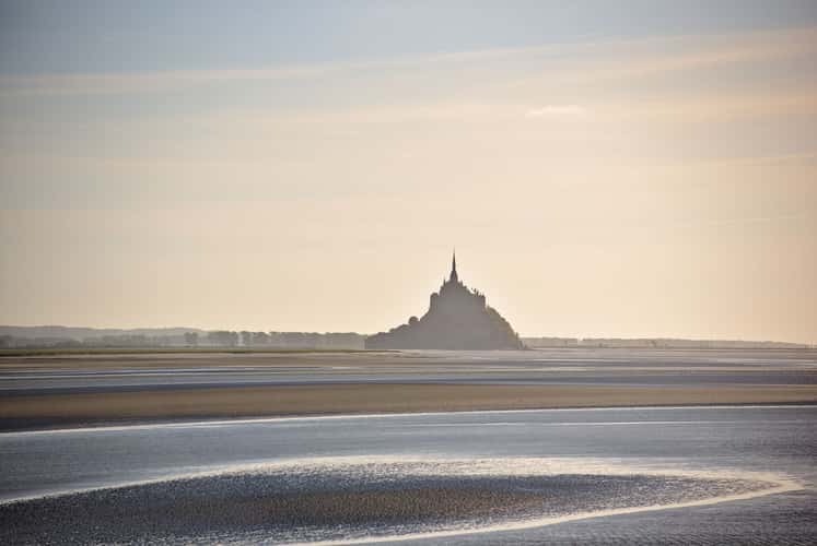 Mont Saint-Michel sunset