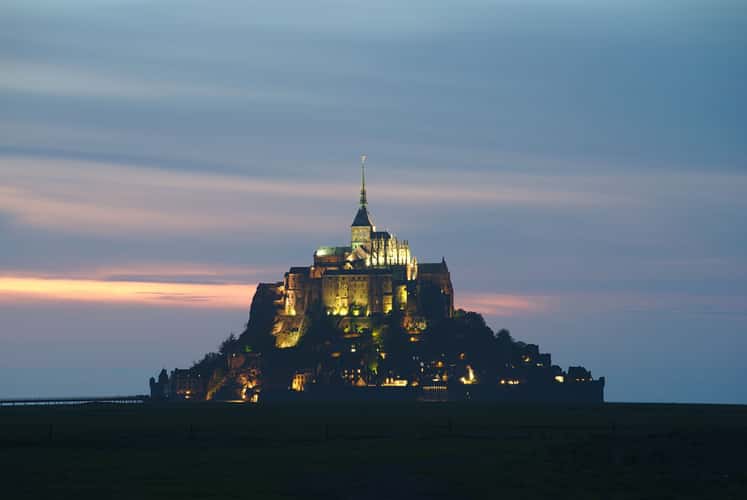 Mont Saint-Michel sunset