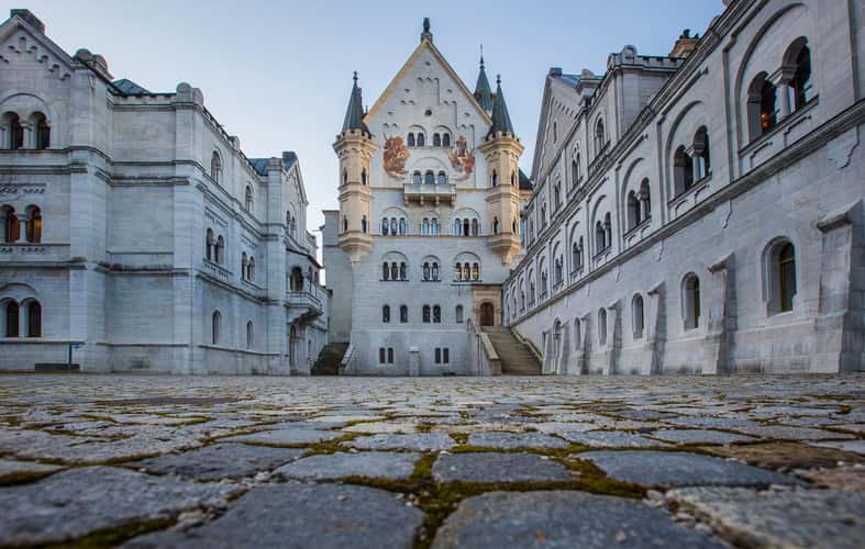 Neuschwanstein Castle Courtyard