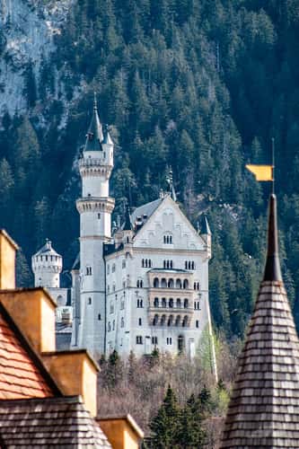 Neuschwanstein Castle form Hohenschwangau Castle