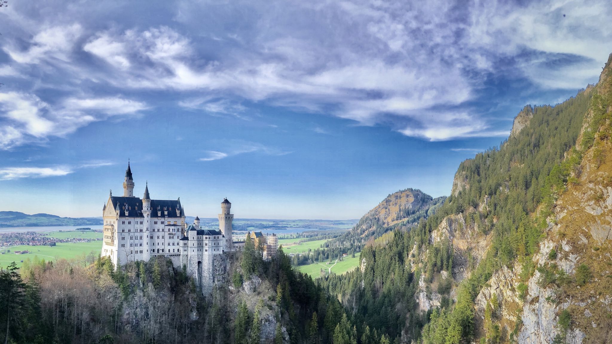 Neuschwanstein Castle from Marienbridge - The classic view, Germany