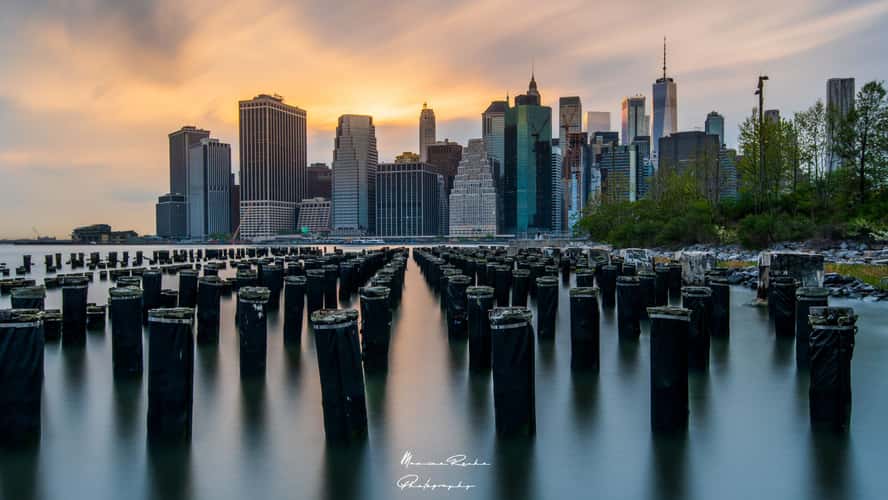 New York City Skyline from Pier 1, Brooklyn