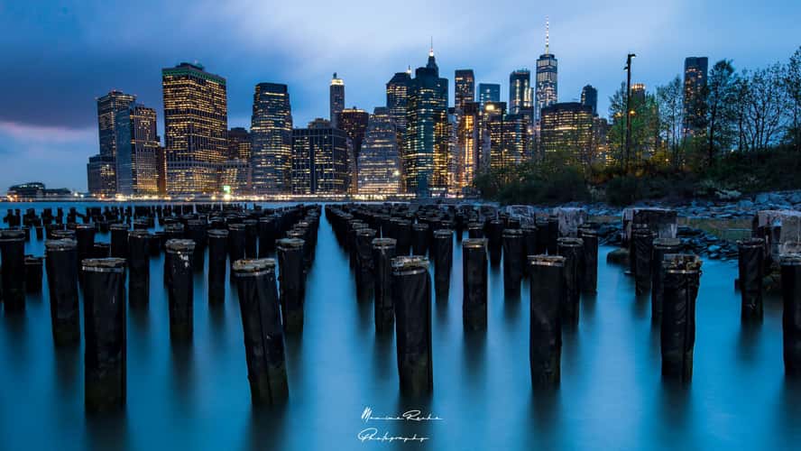 New York City Skyline from Pier 1, Brooklyn