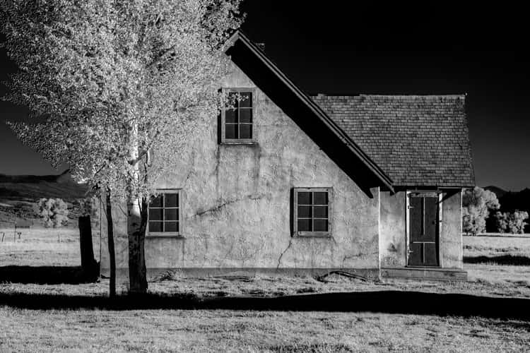 Next to the Moulton Barn, Wyoming