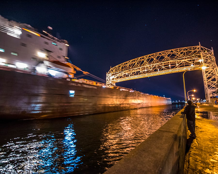 North Pier Duluth, Minnesota, USA