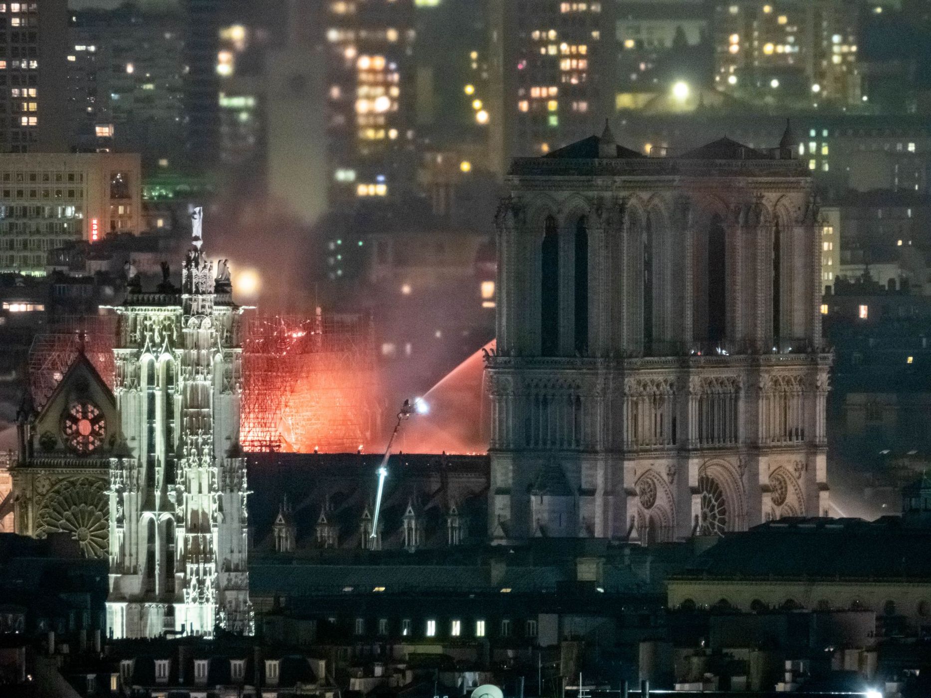 Notre Dame from Montmartre, France