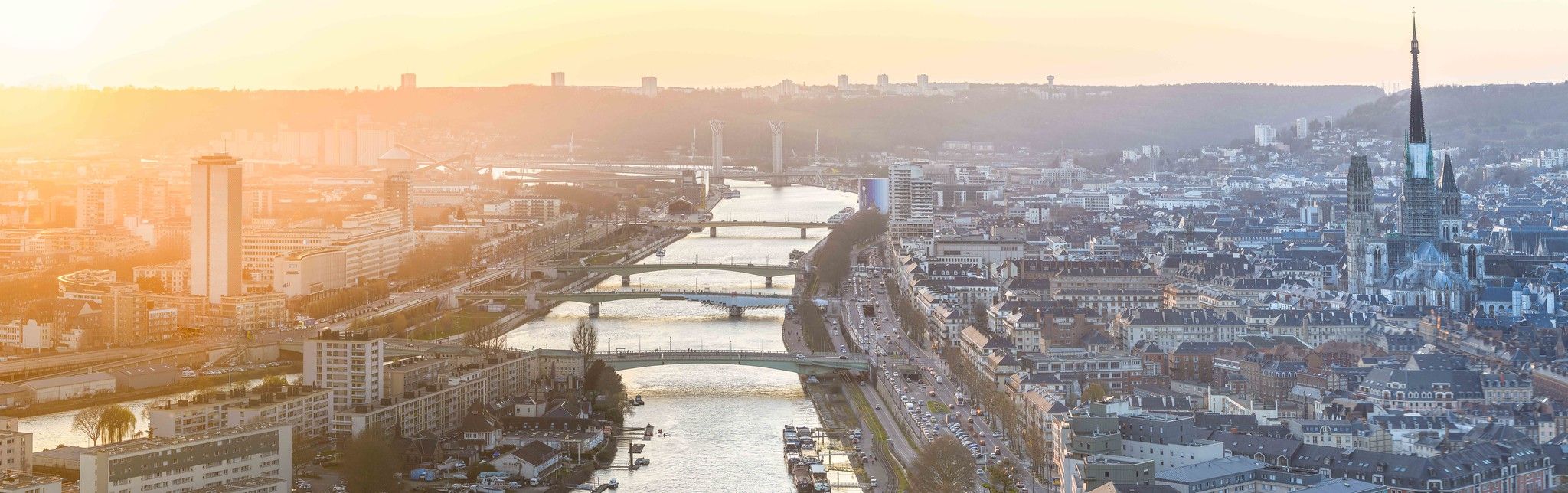 Panorama  De La Côte Sainte Catherine, France