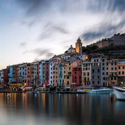 Panoramic view of Portovenere, Italy