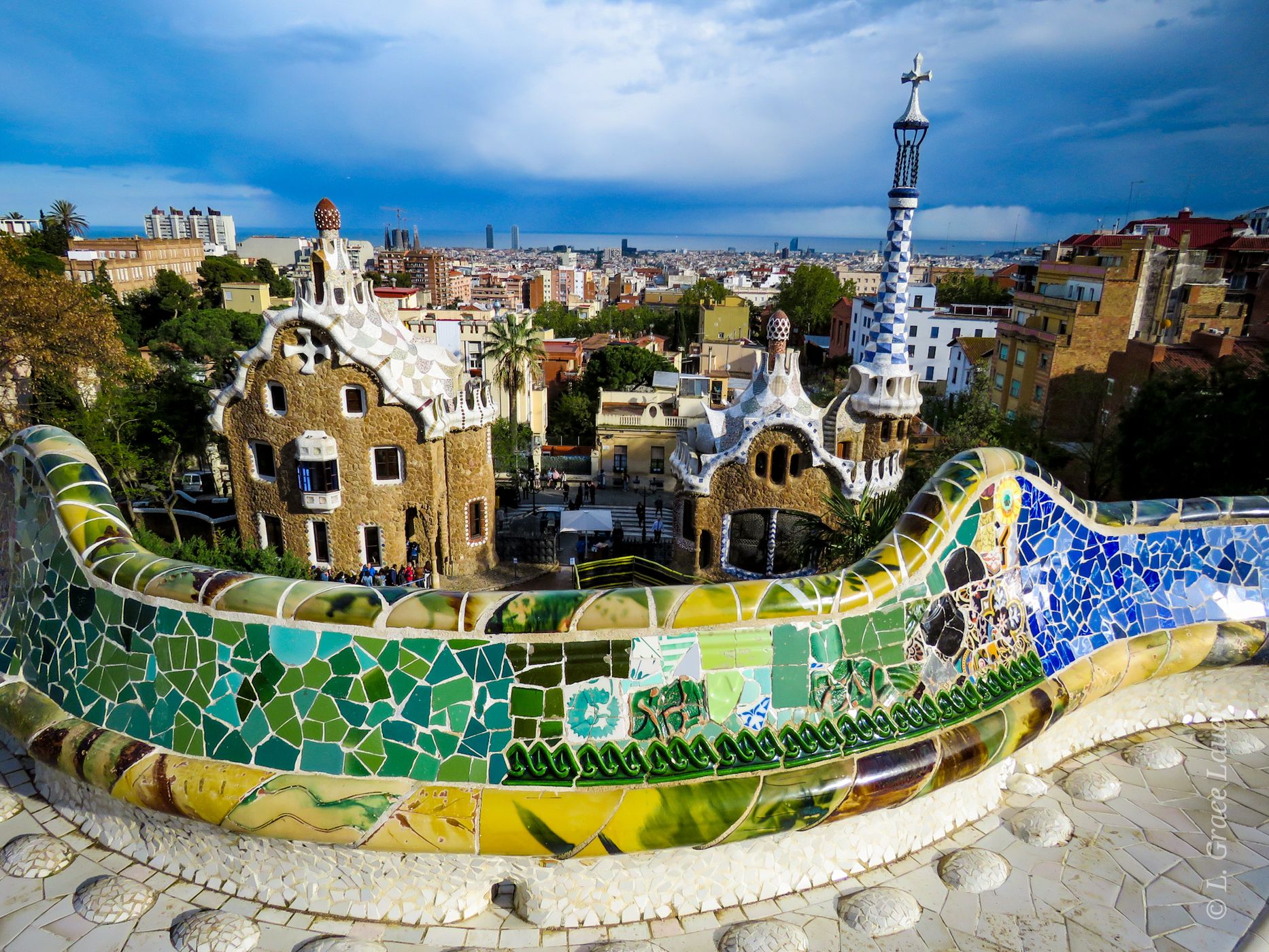 Park Güell, Barcelona, Spain