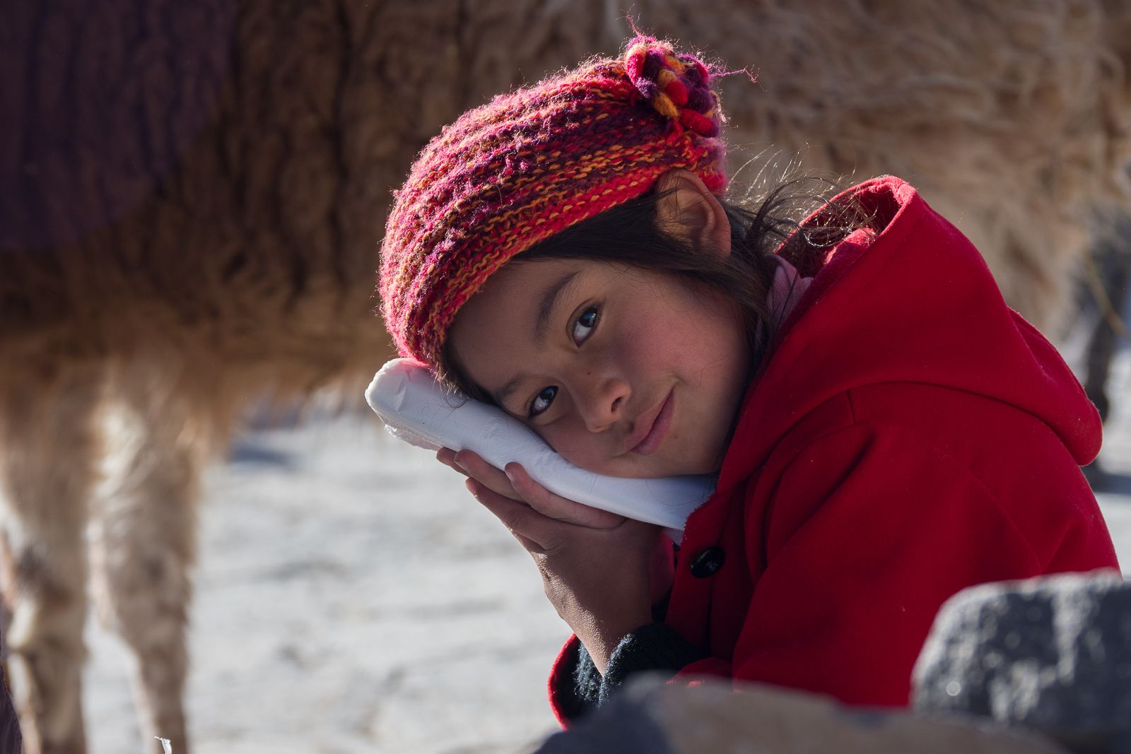 People from Maca, Peru