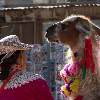 People from Maca, Peru