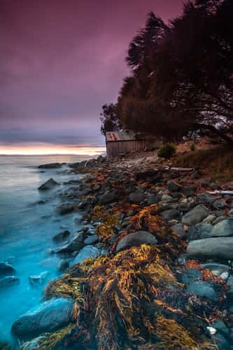 Piermont Retreat beach sunrise Tasmania