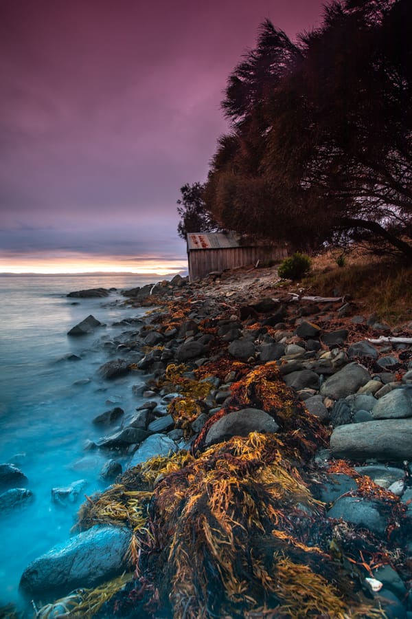 Piermont Retreat beach sunrise Tasmania, Australia